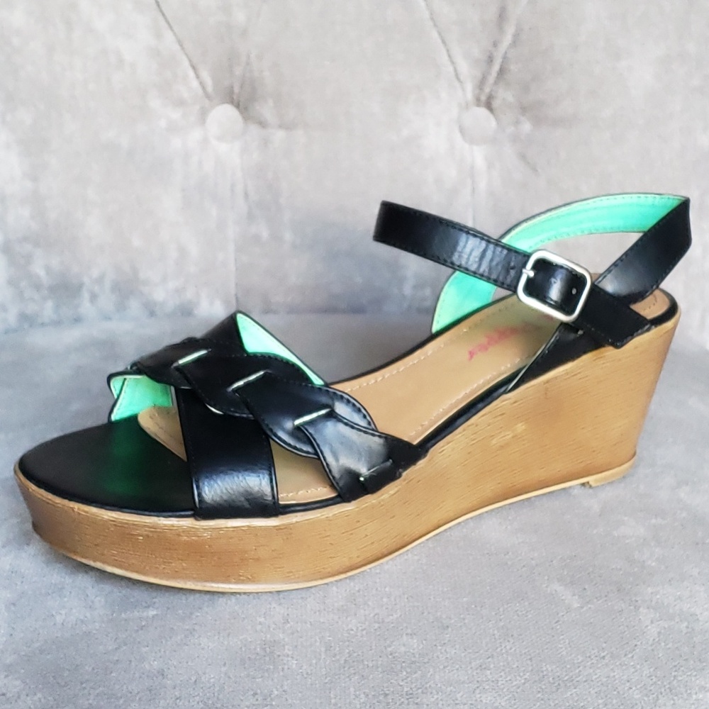 Women's Pink & Pepper Circuit Platform Wedge Sanda